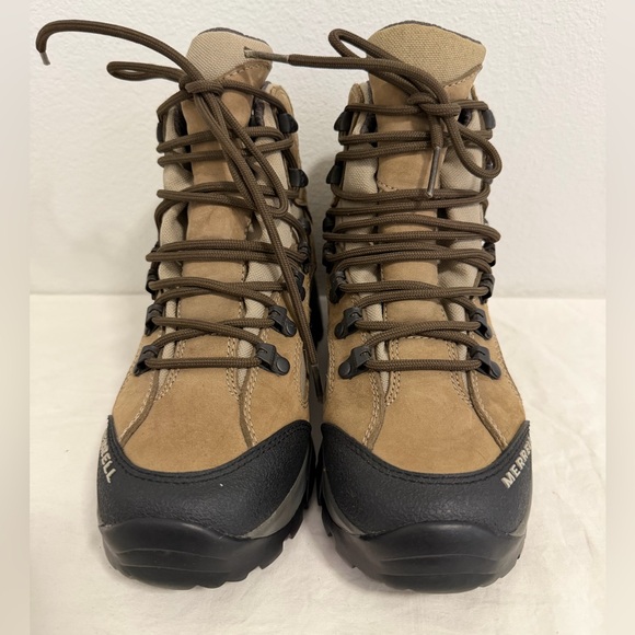 Merrill Sawtooth walnut performance footwear hiking boots women’s lace up 6.5 - Picture 10 of 10